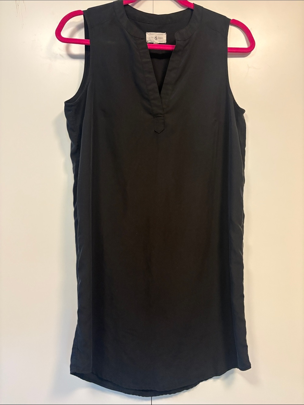 Lou & Grey Black shirt dress size XS